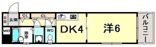 プレサンス新神戸の間取り