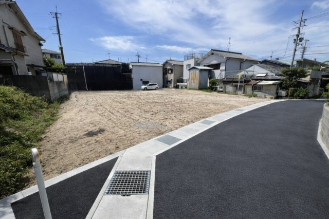 サンタウン　太秦元町の前面道路含む現地写真|道路完成イメージ