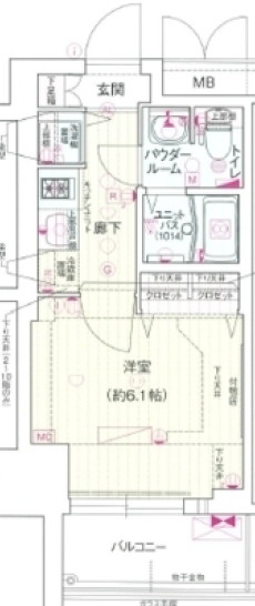 プレサンス松屋町グレースの間取り