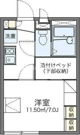 レオパレスBell　Courtの間取り