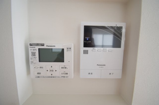 【セキュリティ】 | 呉市焼山中央5丁目【太陽光発電設置】全2区画　NO1 | ＴＶモニター付きインターホンで防犯対策も安心です。