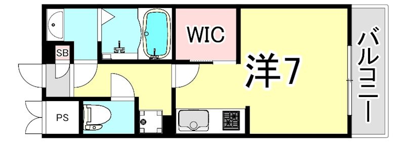 ルミネ甲東園の間取り