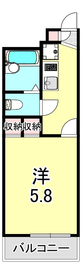 レオパレスオーキッドの間取り