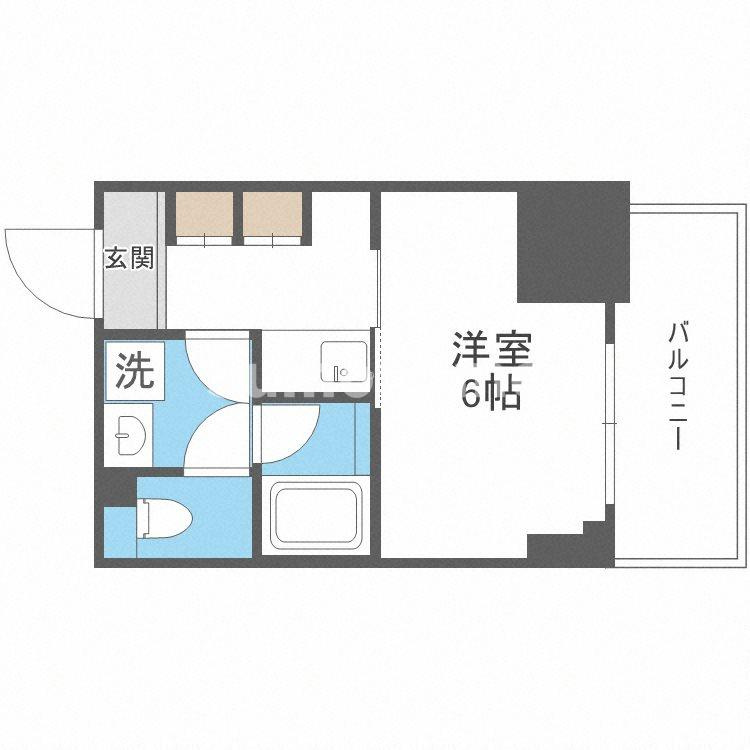 ルフォンプログレ堺筋本町タワーレジデンスの間取り