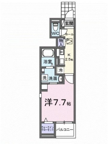 バーミィ　ベルの間取り
