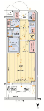 レオンコンフォート堀江公園の間取り