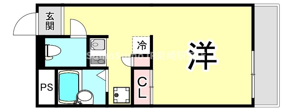 レオパレスMARUYAの間取り