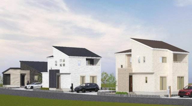 【外観パース】 | 高崎市上中居町3期　2号棟