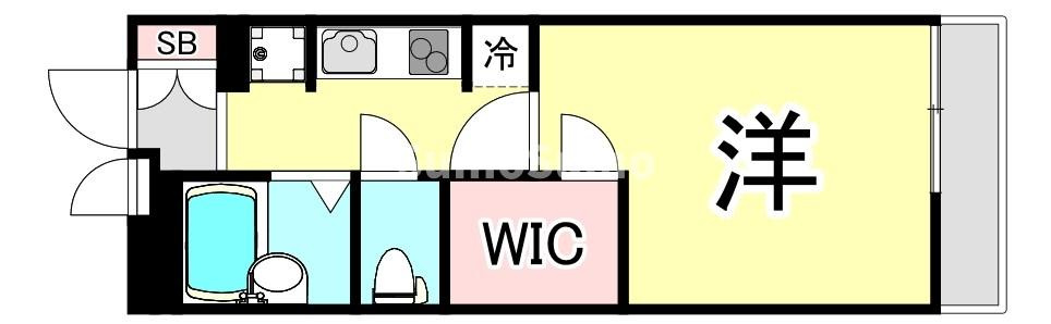 レオパレス高尾Ⅲの間取り