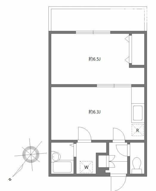 スタジオ北柏の間取り| 
