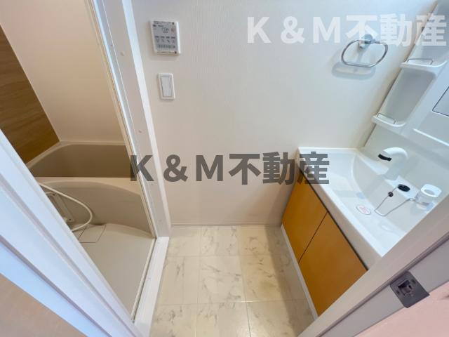 ラフィネ　柏の洗面所|脱衣スペースもあります