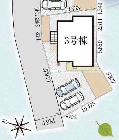 【区画図】 | 7月値下げ！高崎市上中居町3期ラスト1棟♪