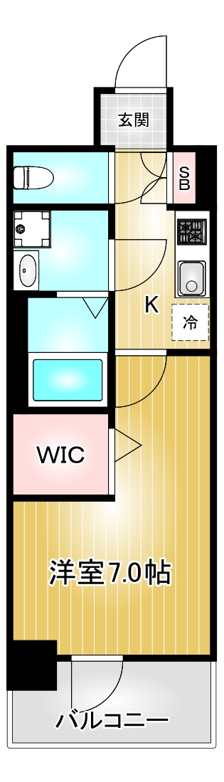 エスリード ザ・レガリア新栄ALTAIER|名古屋市の賃貸ならMy賃貸の間取り|エスリード ザ・レガリア新栄ALTAIER