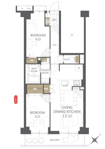 【間取り】モアステージ新浦安 