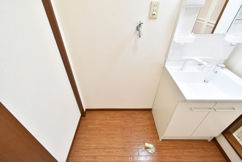 フォンテーヌ宮ノ陣ⅢCの洗面所|使いやすい洗面所です