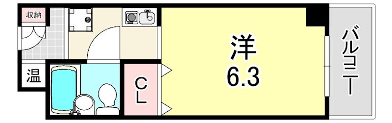 ベレーロ魚崎の間取り