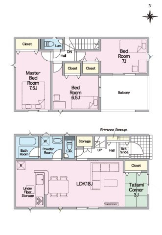 【間取り】 | 春日井市如意申町２丁目5-11『仲介料無料』新築戸建て | 4号棟