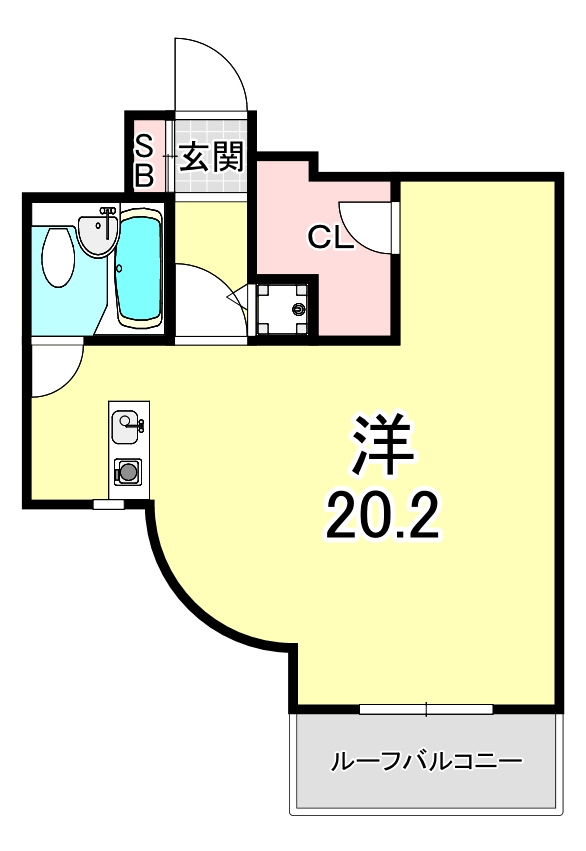 ホープ芦屋の間取り