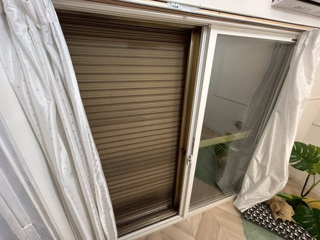 津田沼戸建のバルコニー|シャッター完備