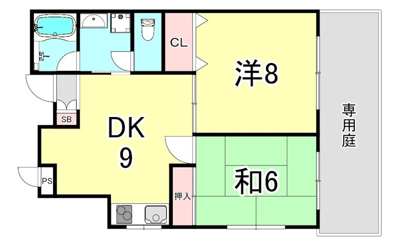 ローテローゼ久寿川の間取り