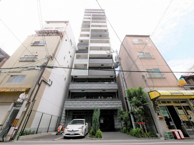 プレサンス谷町七丁目Ⅱの外観|おしゃれな外観です
