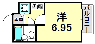 ベルトピア西宮 の間取り