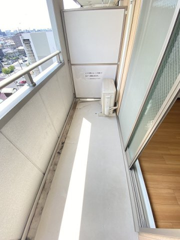 レスター夙川のバルコニー