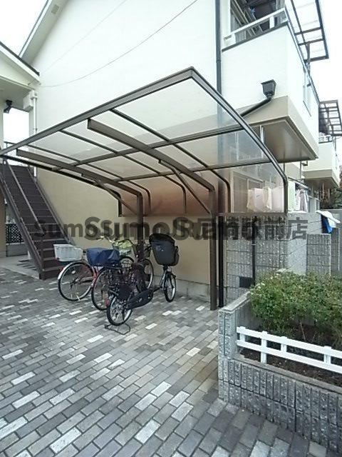 名月コーポWINGの外観|おしゃれな外観です