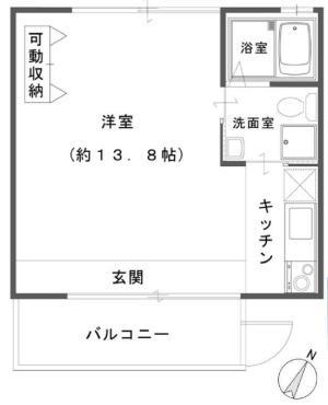 ラ・ウェゾン北野の間取り