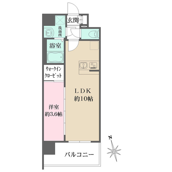 【間取り】 | リヴェント玉造 