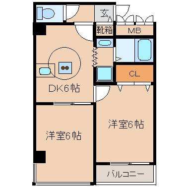 【間取り】 | 天六レヂデンス