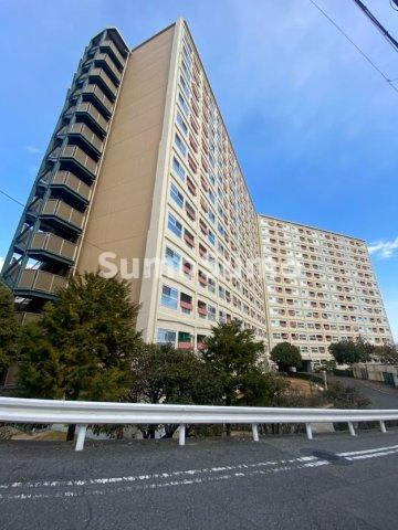 夢野ハイタウン1号棟の外観パース|外観パースです