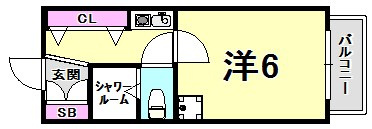 メゾン甲子園EASTの間取り