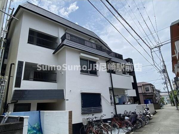 向川原土井マンションの外観|おしゃれな外観です