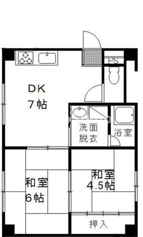 月見山マンションの間取り