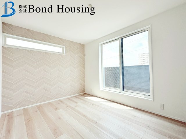 南向き日当たり良好　星陵台1丁目　新築2区画　2号棟の洋室