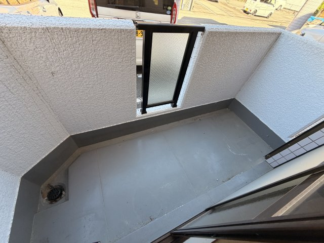 グランドール山口のバルコニー