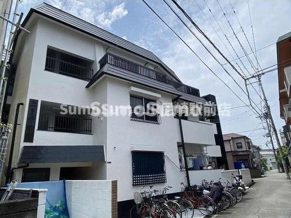 向川原土井マンションの外観|外はこのようになっています