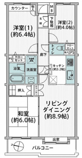 【間取り】 | 武蔵浦和西パークホームズ
