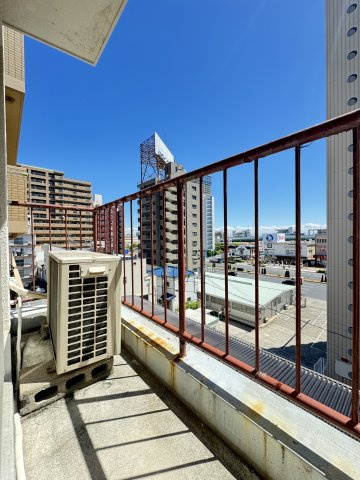 大星マンションのバルコニー