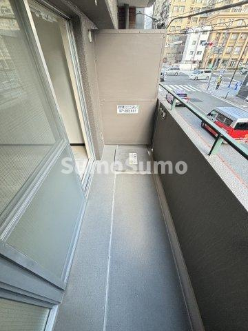朝日プラザ西道頓堀のバルコニー