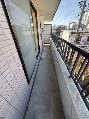 大成マンションのバルコニー