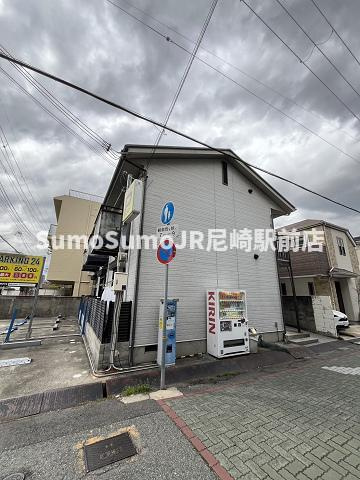 奥ハイツⅡの外観|外観は落ち着いています