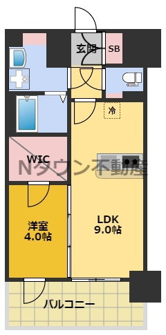 【間取り】 | プレサンス伏見アーバンベース | 間取りです。