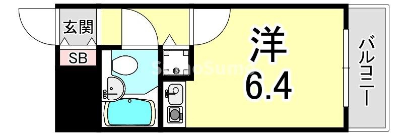 藤和シティホームズ灘の間取り