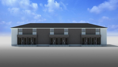 【外観】 | 木曽川町玉ノ井字大縄場八ノ切新築アパート