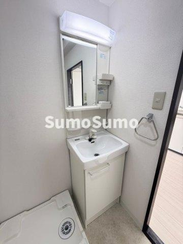 買出人センターマンションの洗面所