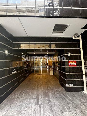 リデア南堀江のエントランス|落ち着いたエントランスです