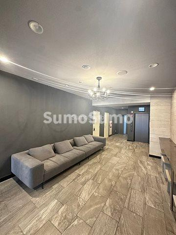 リデア南堀江のロビー|清潔なロビーです