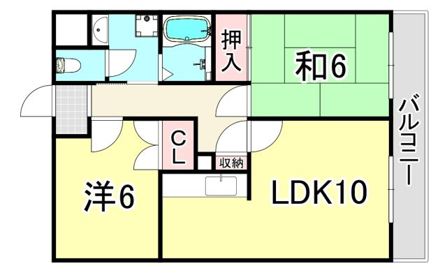 リュミエール鶴田 の間取り